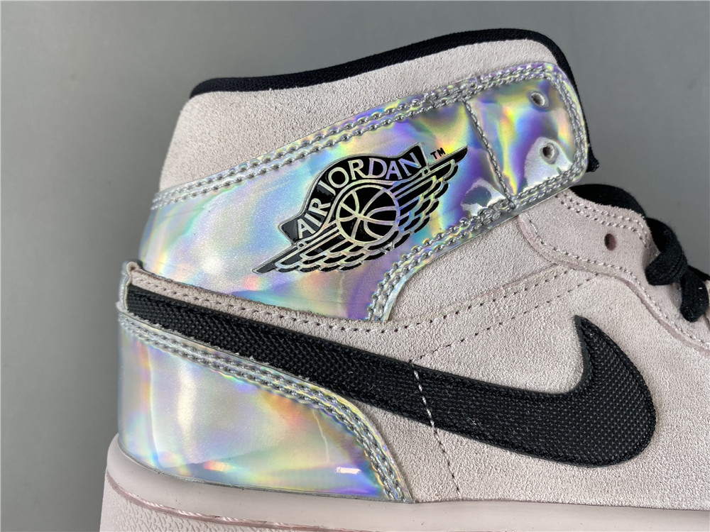 Air Jordan 1 Mid Dirty Powder Iridescent BQ6472-602