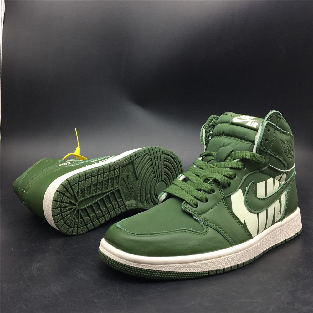 Air Jordan 1 Retro High Olive Canvas 555088-300