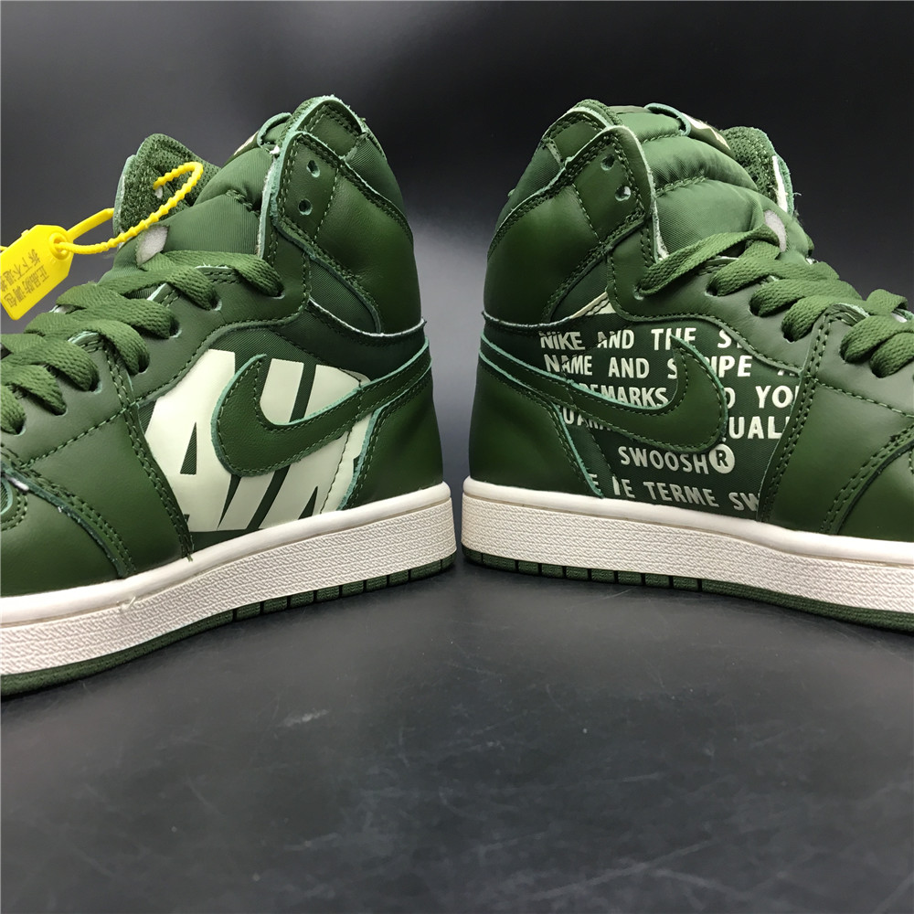 Air Jordan 1 Retro High Olive Canvas 555088-300