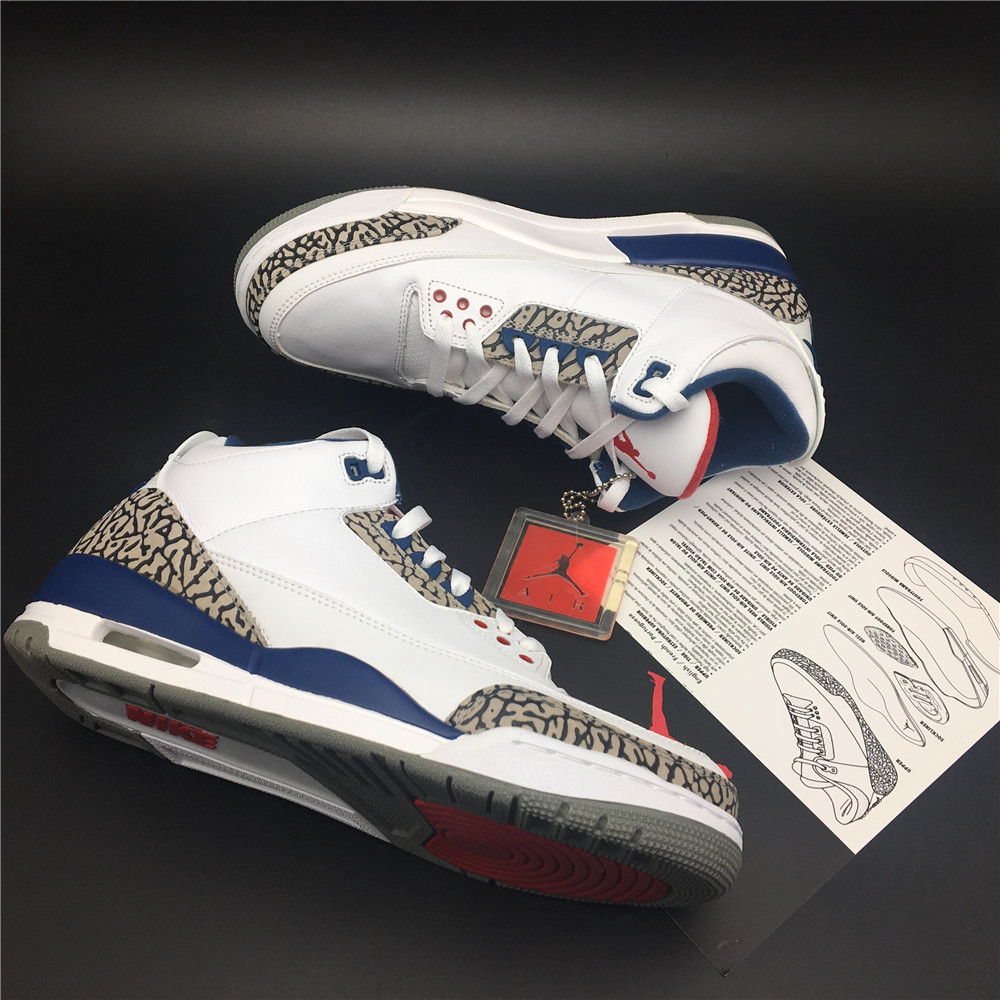 Air Jordan 3 Retro True Blue (2016) 854262-106