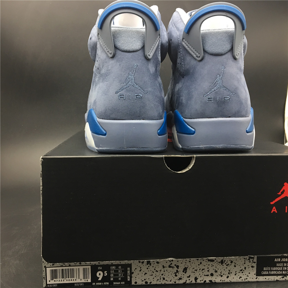 Air Jordan 6 Retro Diffused Blue 384664-400
