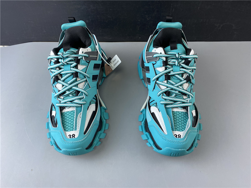 Blncig Track Trainers Emerald Blue 542436 W2LA1 4008