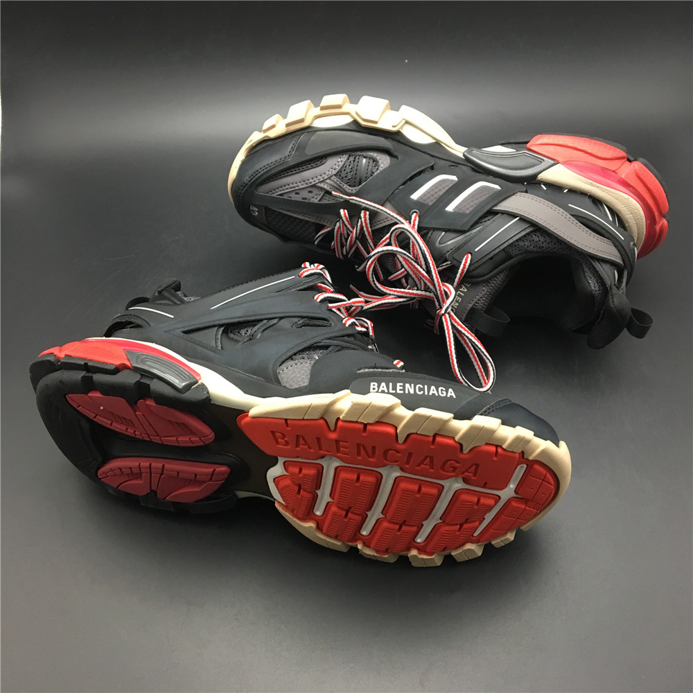 Blncig Track Trainers Black Red 542023 W1GB6 1002