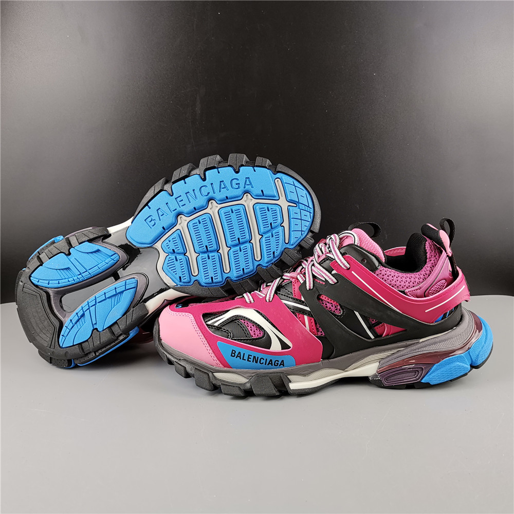 Blncig Track Trainers Pink Blue 542436 W1GB8 5482