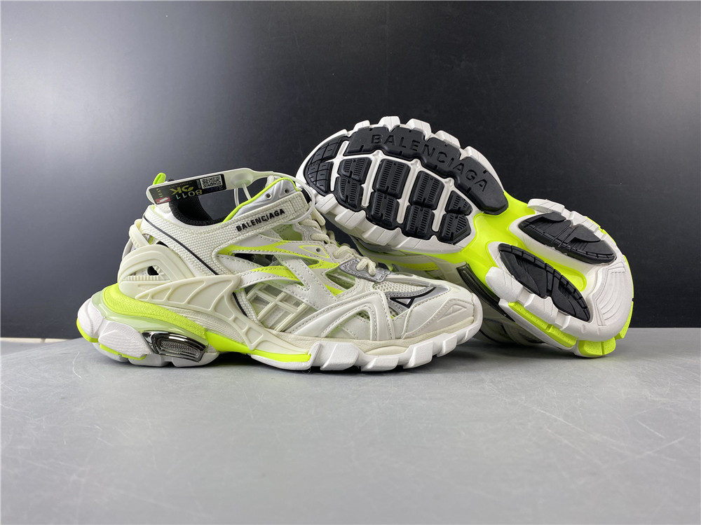 Blncig Track 2 White Fluo Yellow