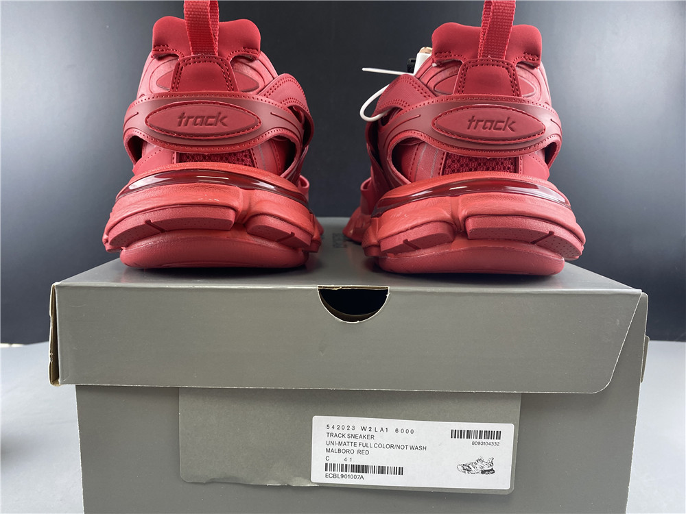 Blncig Track Trainers Burgundy