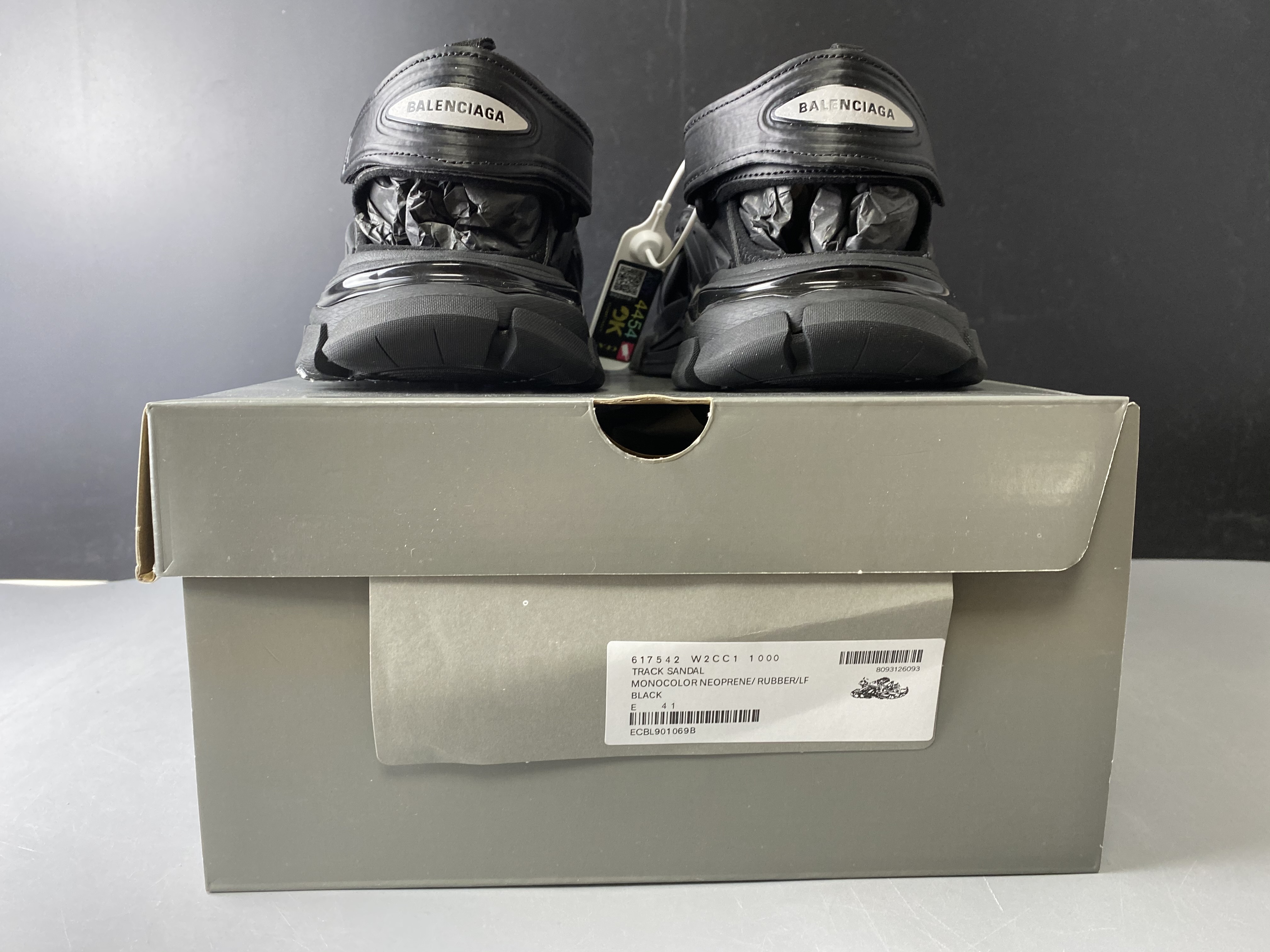 Blncig Track Sandal Black