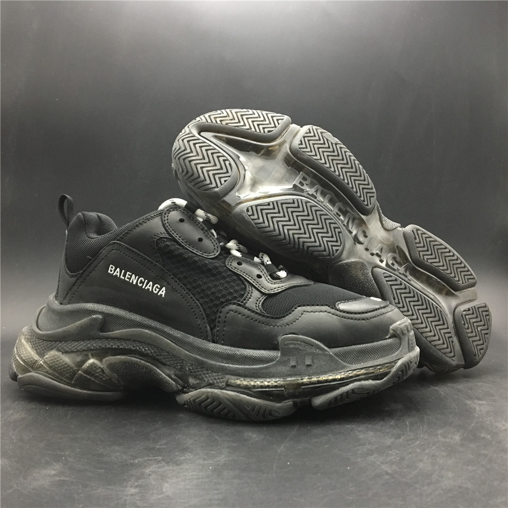 Blncig Triple S Black Clear Sole
