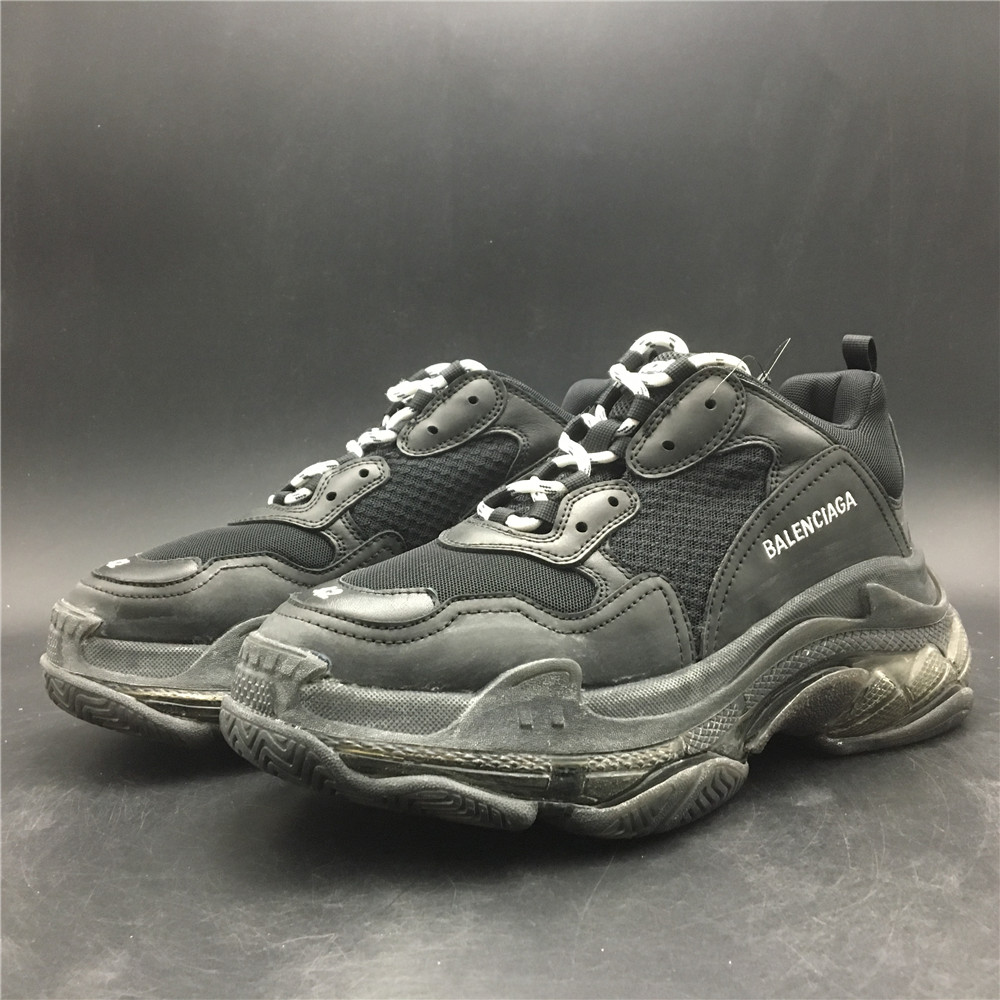 Blncig Triple S Black Clear Sole