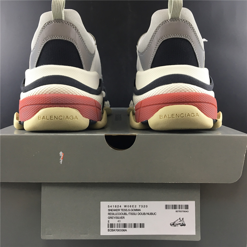 Blncig Triple S Silver/Red/Black
