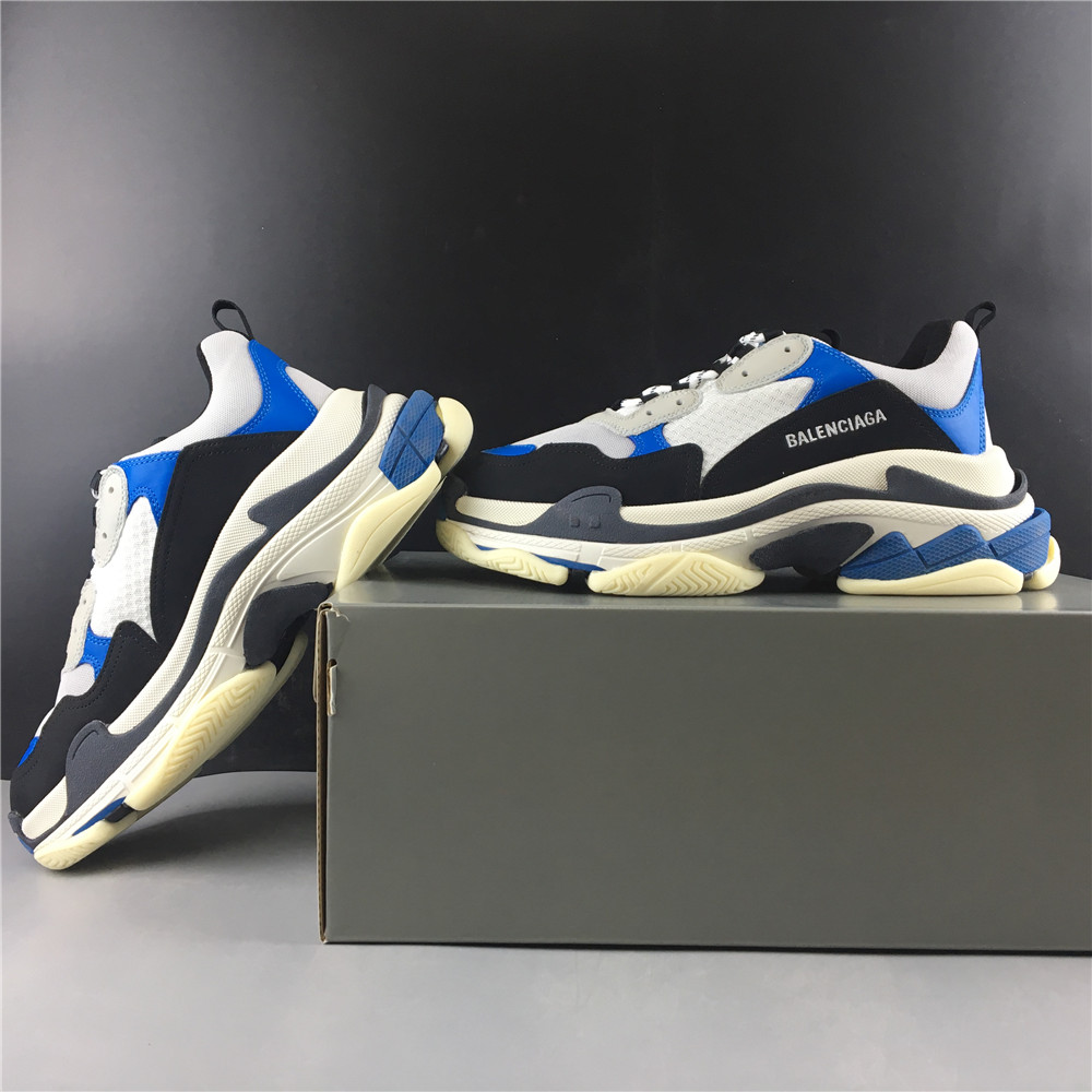 Blncig Triple S Black Blue