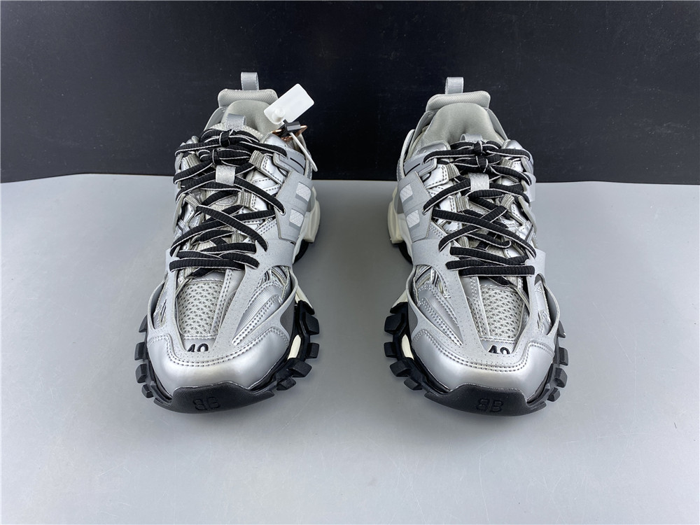 Blncig Track Trainers Grey/White