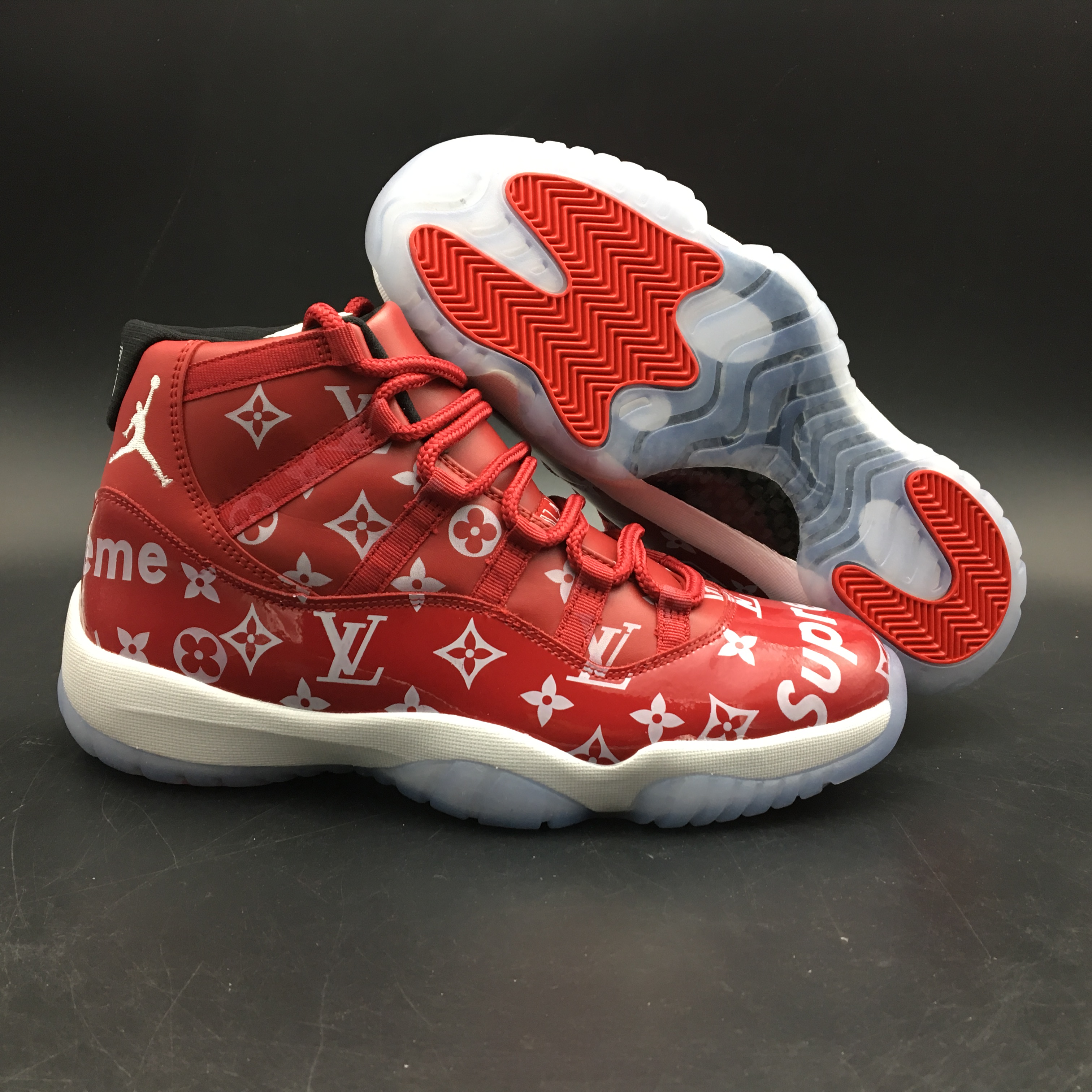 Air Jordan 11 x LsVttn Red