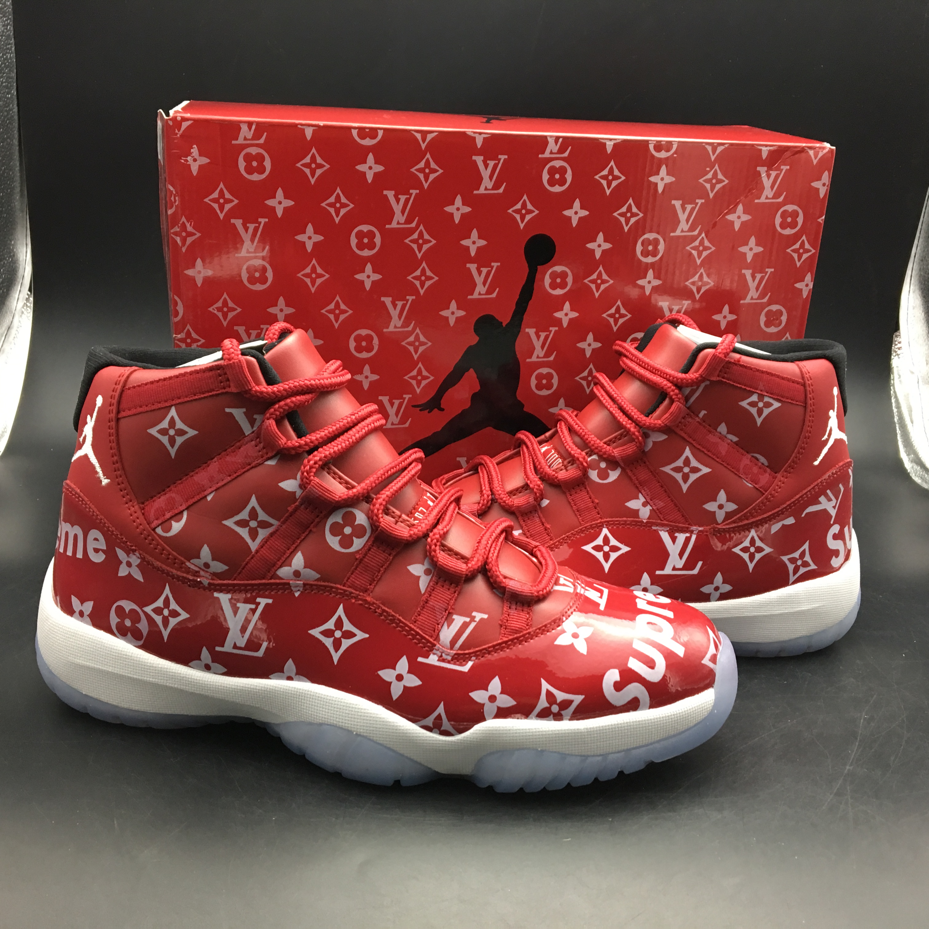 Air Jordan 11 x LsVttn Red