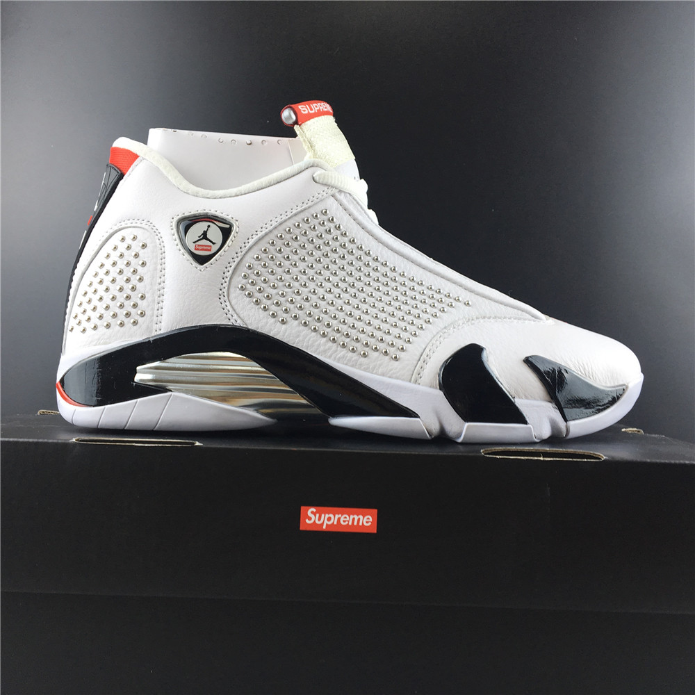 Air Jordan 14 Retro Supreme White BV7630-106