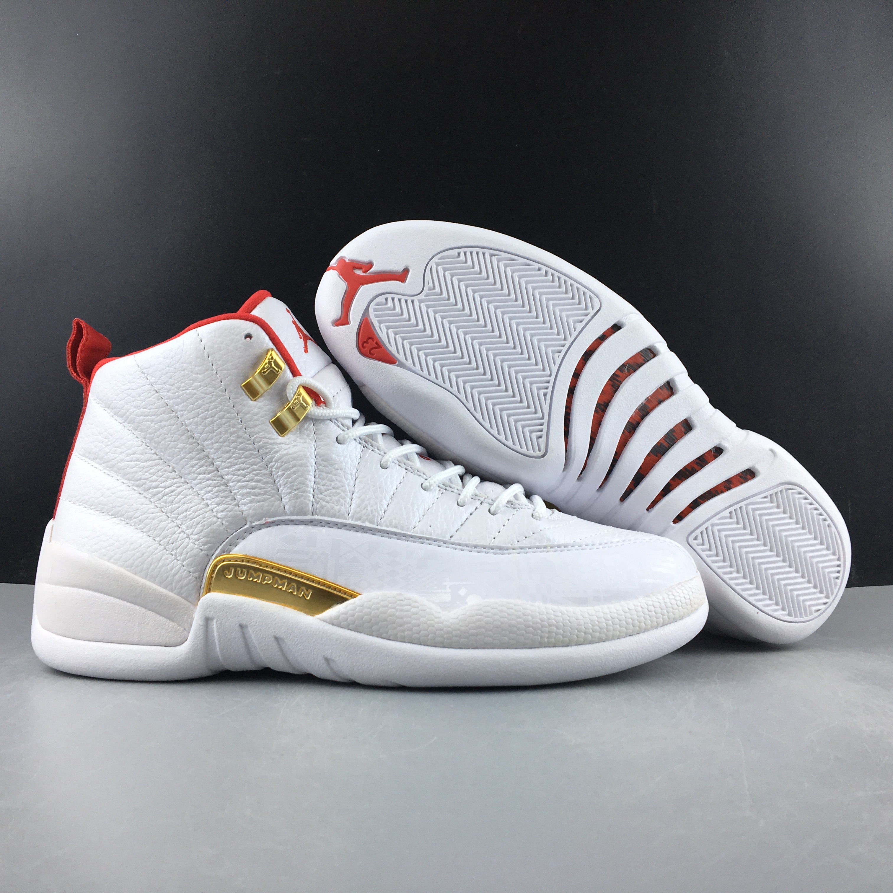 Air Jordan 12 FIBA World Cup Platinum Red 130690-107