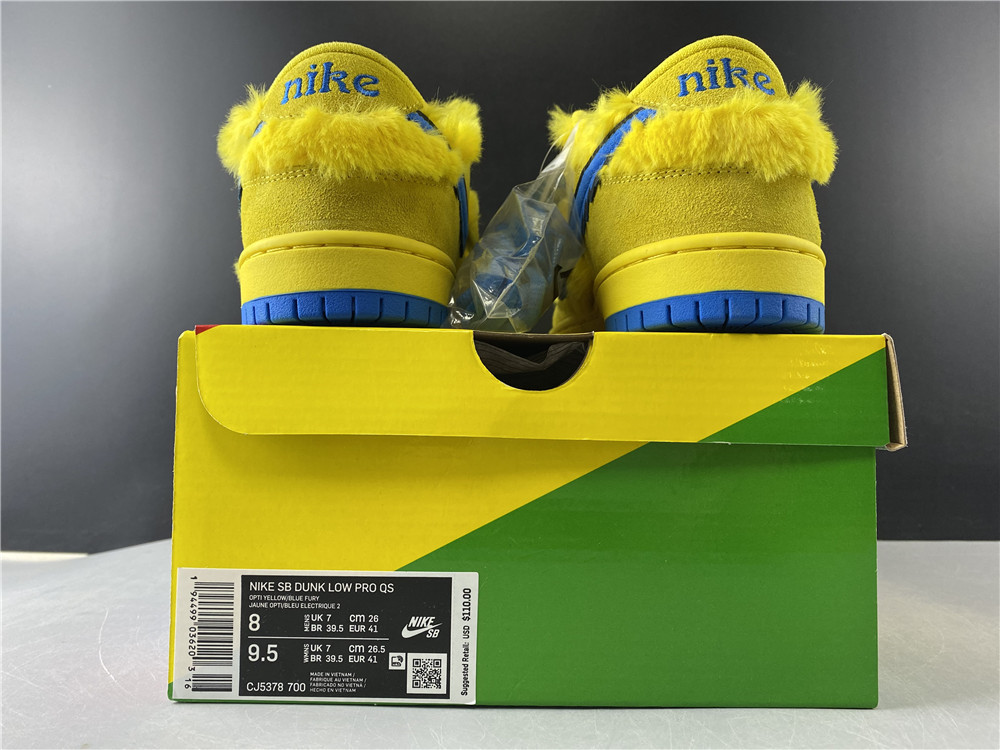 Nike SB Dunk Low Grateful Dead Bears Yellow (2020) CJ5378-700