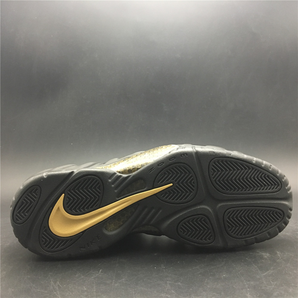 Nike Air Foamposite Pro Black Metallic Gold 624041-009