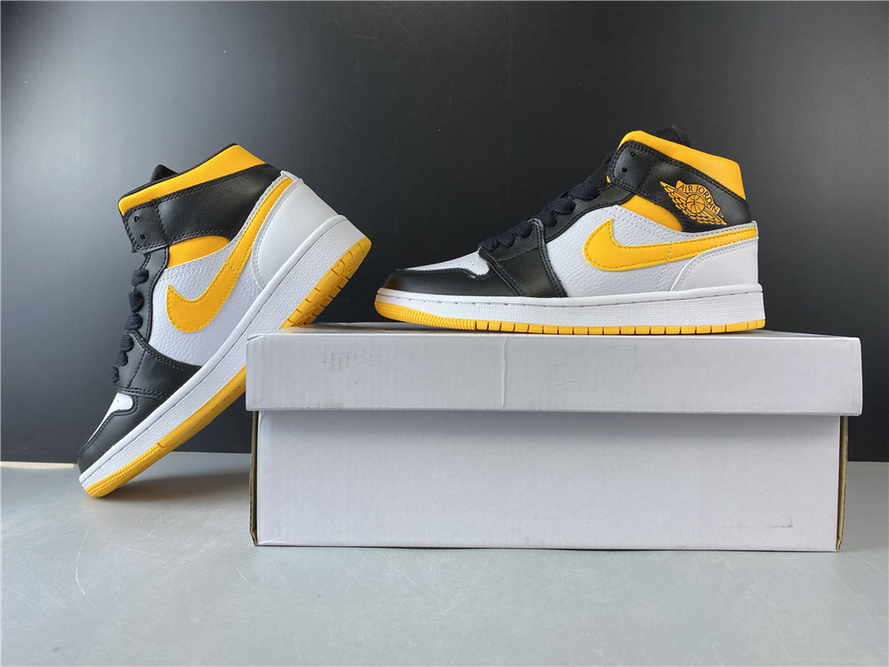 Air Jordan 1 Mid Laser Orange Black CV5276-107