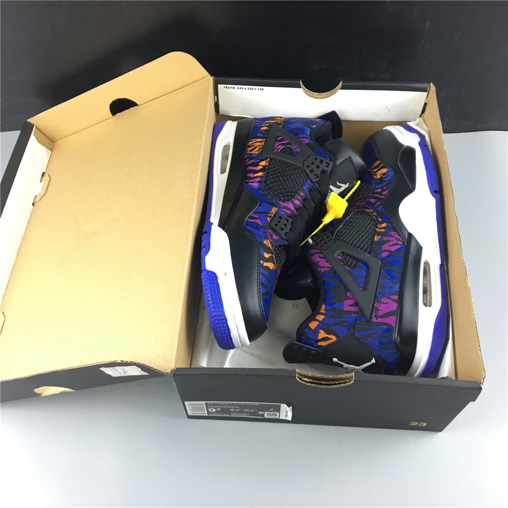 Air Jordan 4 Retro Black Rush Violet BQ9043-005