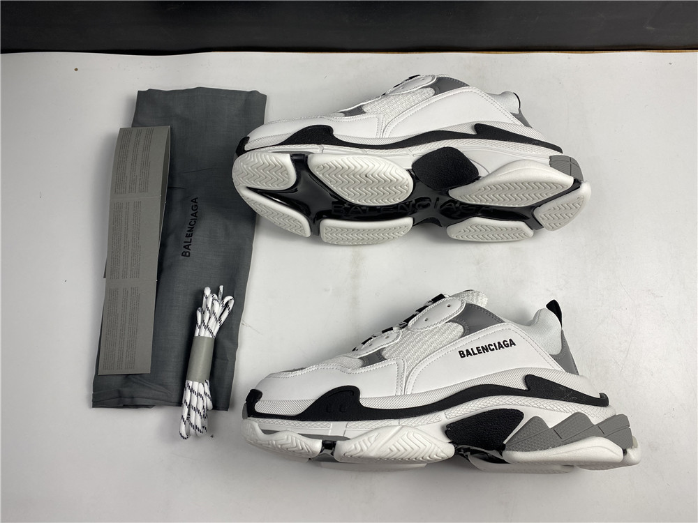 Blncig Triple S Open Sneakers Grey 536737 W0901 9089