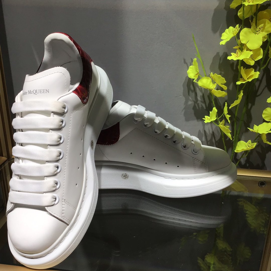 Alxndr McQN Oversized Red Croc Effect 625162WHYB8