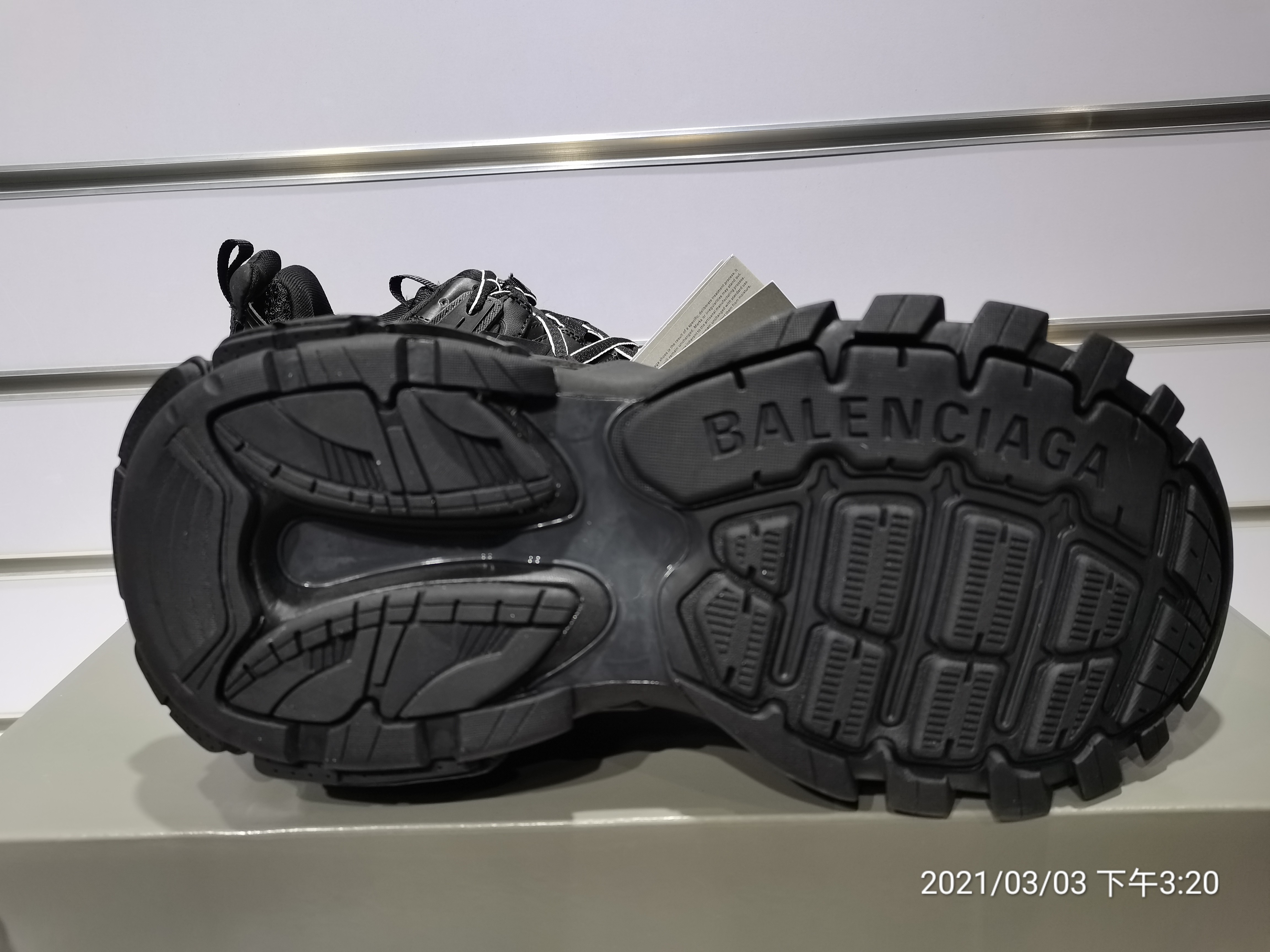 Blncig Track Trainers Triple Black