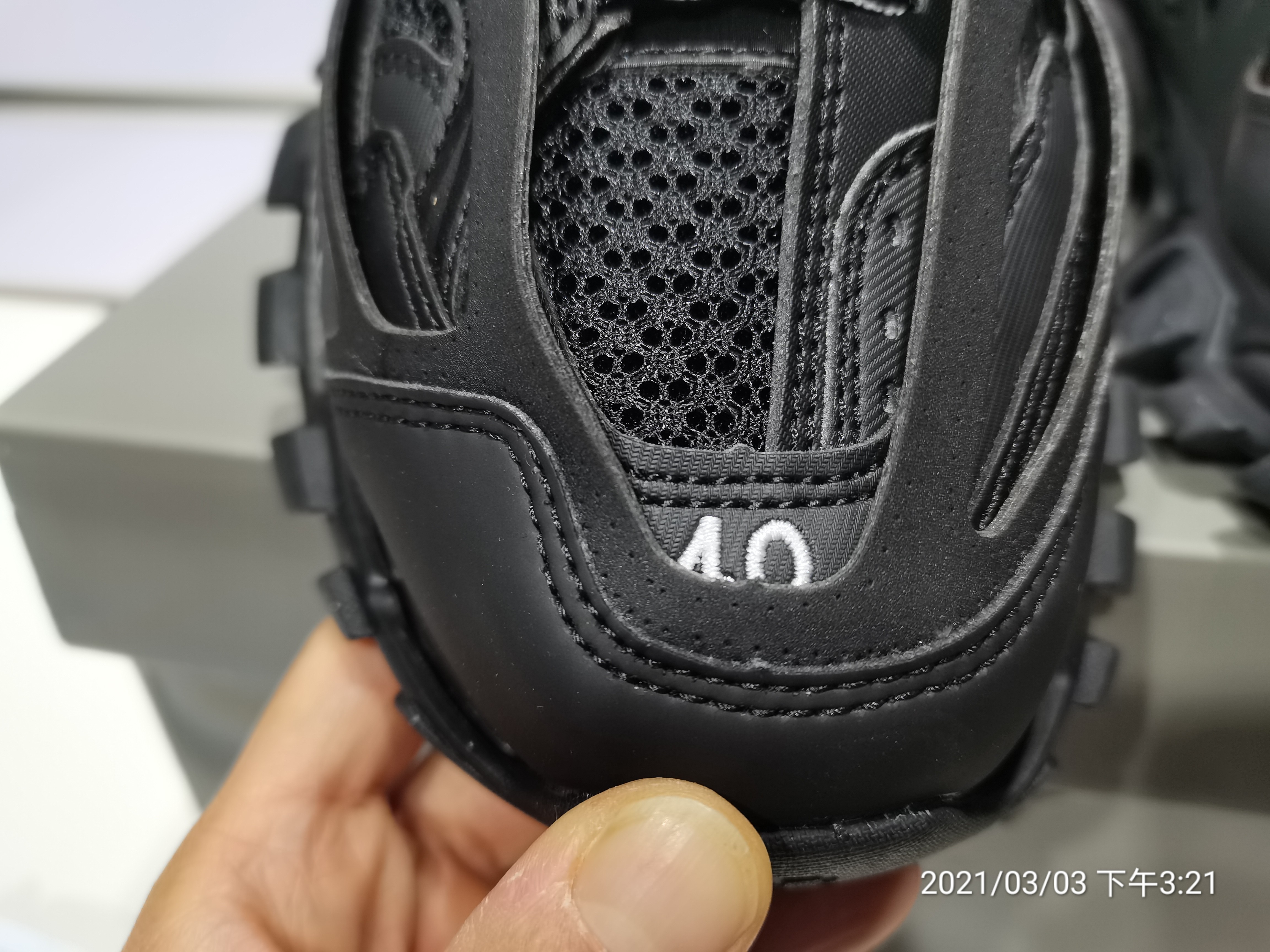 Blncig Track Trainers Triple Black