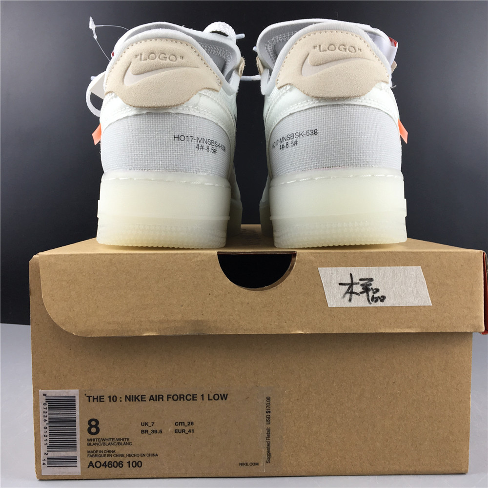 Nike Air Force 1 Low Off-White A04606-100