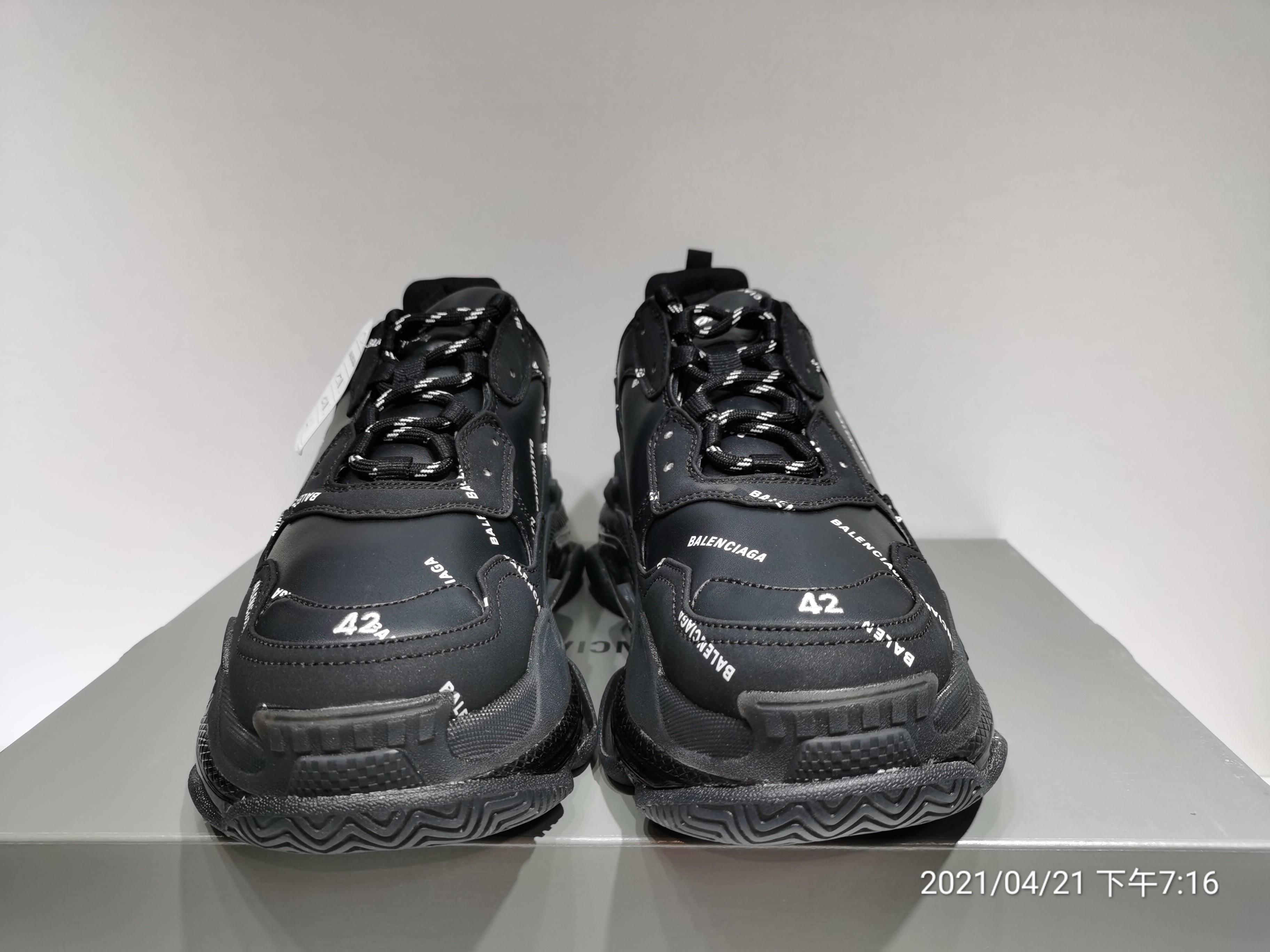 Blncig Triple S Black Logo