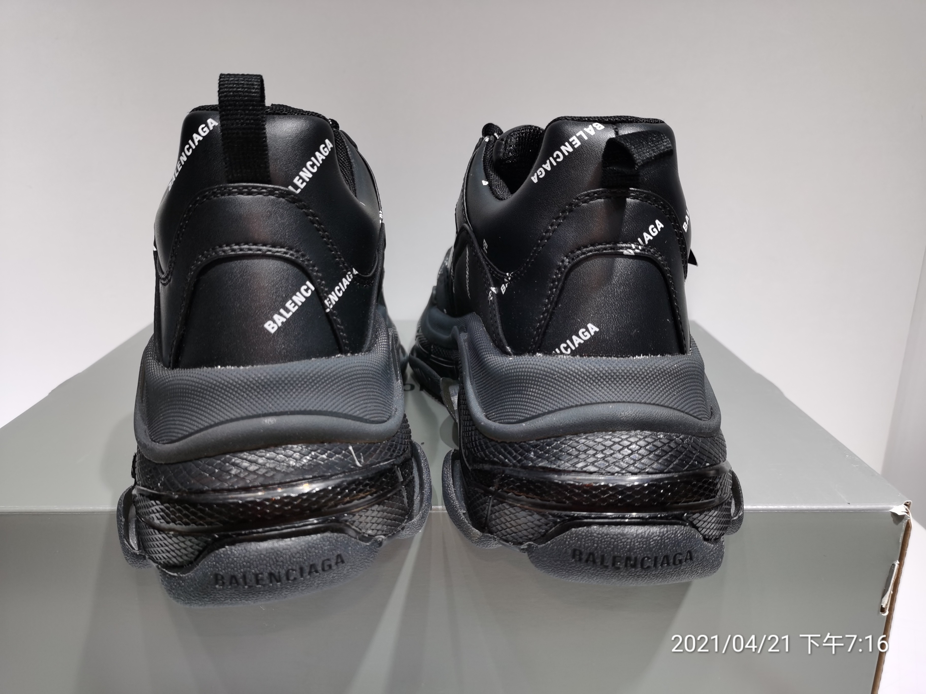 Blncig Triple S Black Logo