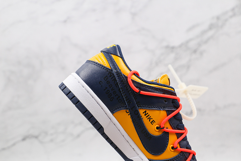 Nike Dunk Low Off-White University Gold Midnight Navy CT0856-700