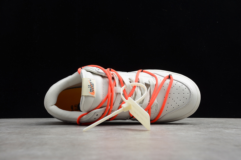 Off-White x Nike SB Dunk Low LTHR OW Beige White CT0856-900