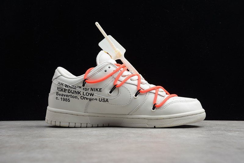 Off-White x Nike SB Dunk Low LTHR OW Beige White CT0856-900