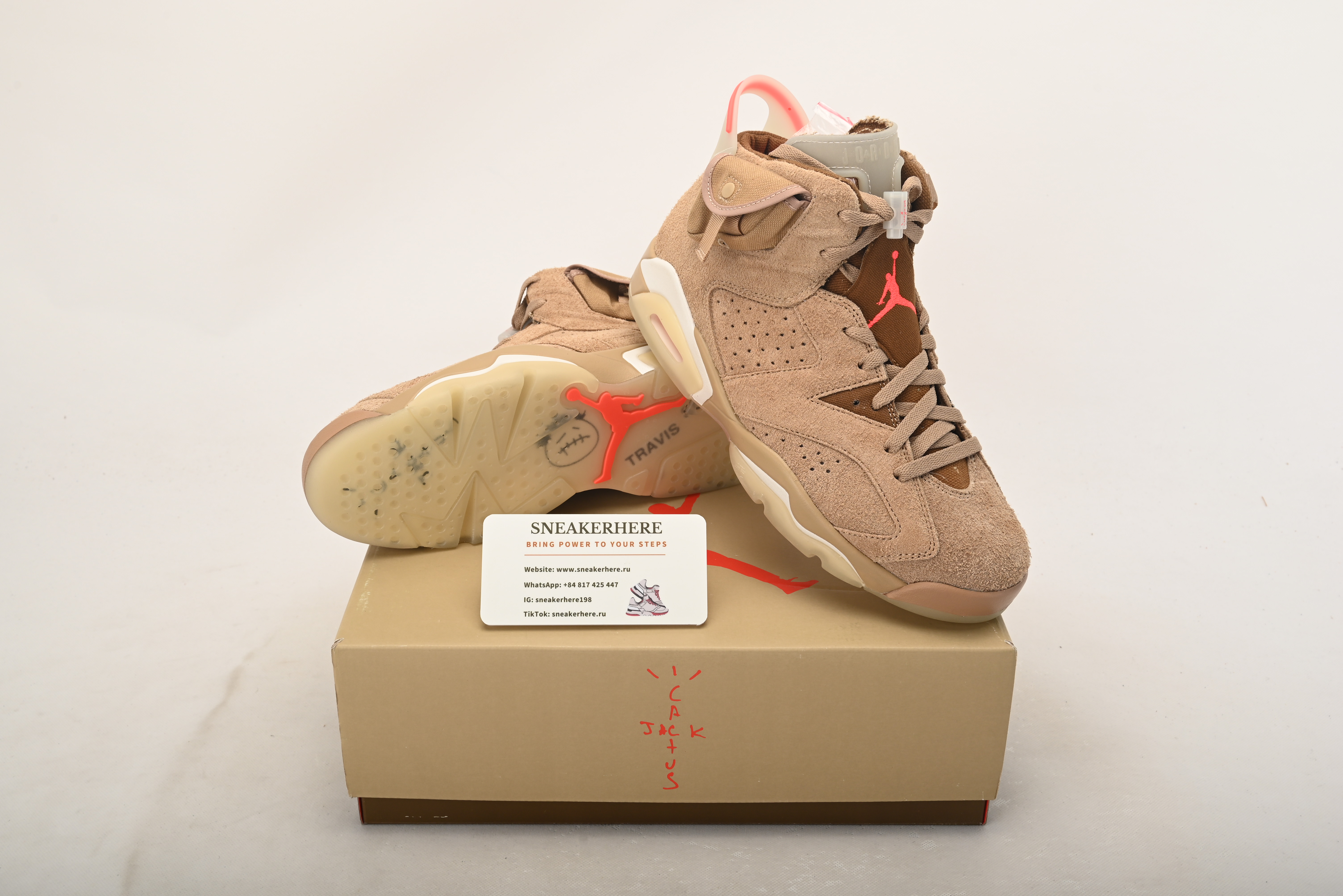 Air Jordan 6 Retro Travis Scott British Khaki DH0690-200