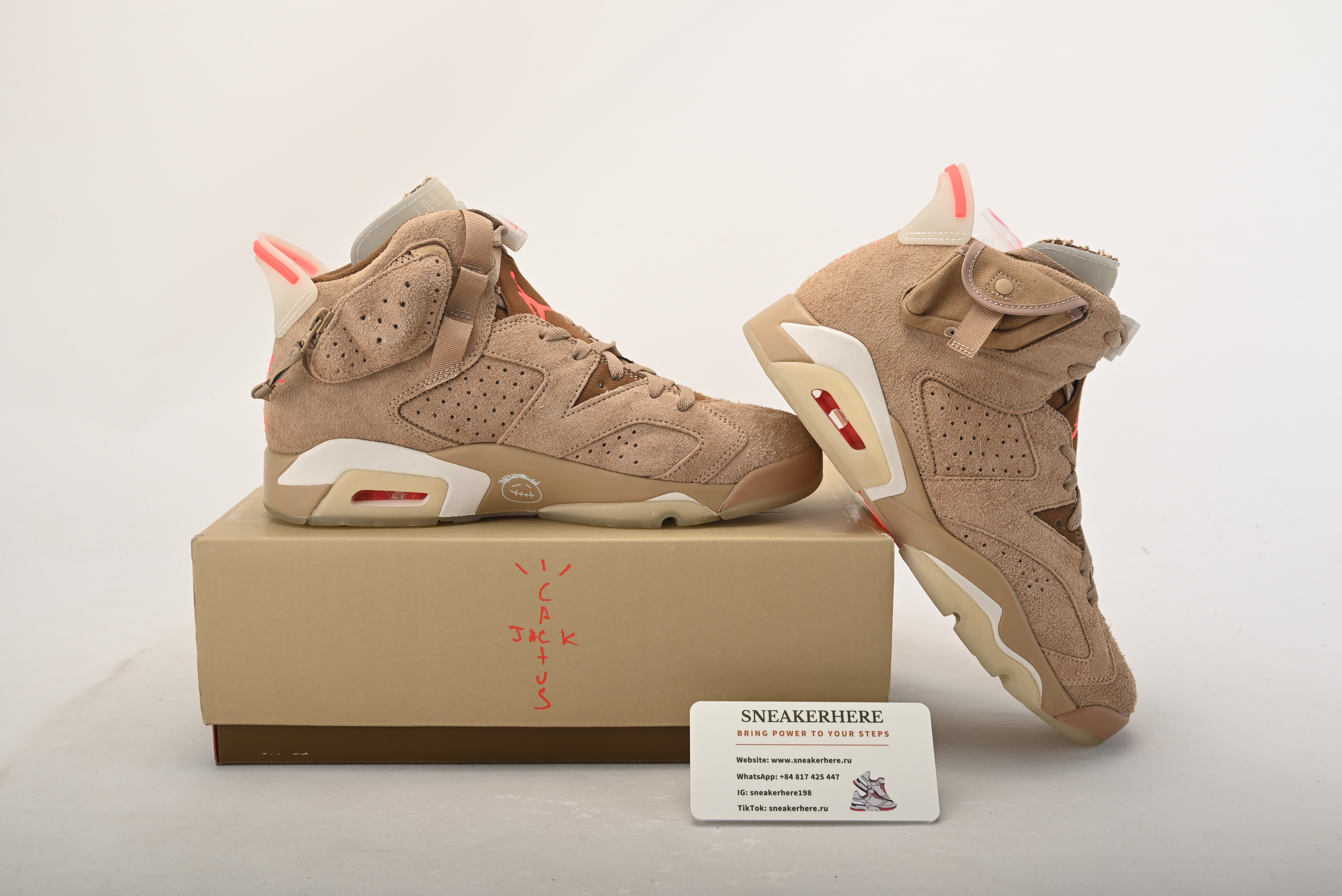 Air Jordan 6 Retro Travis Scott British Khaki DH0690-200