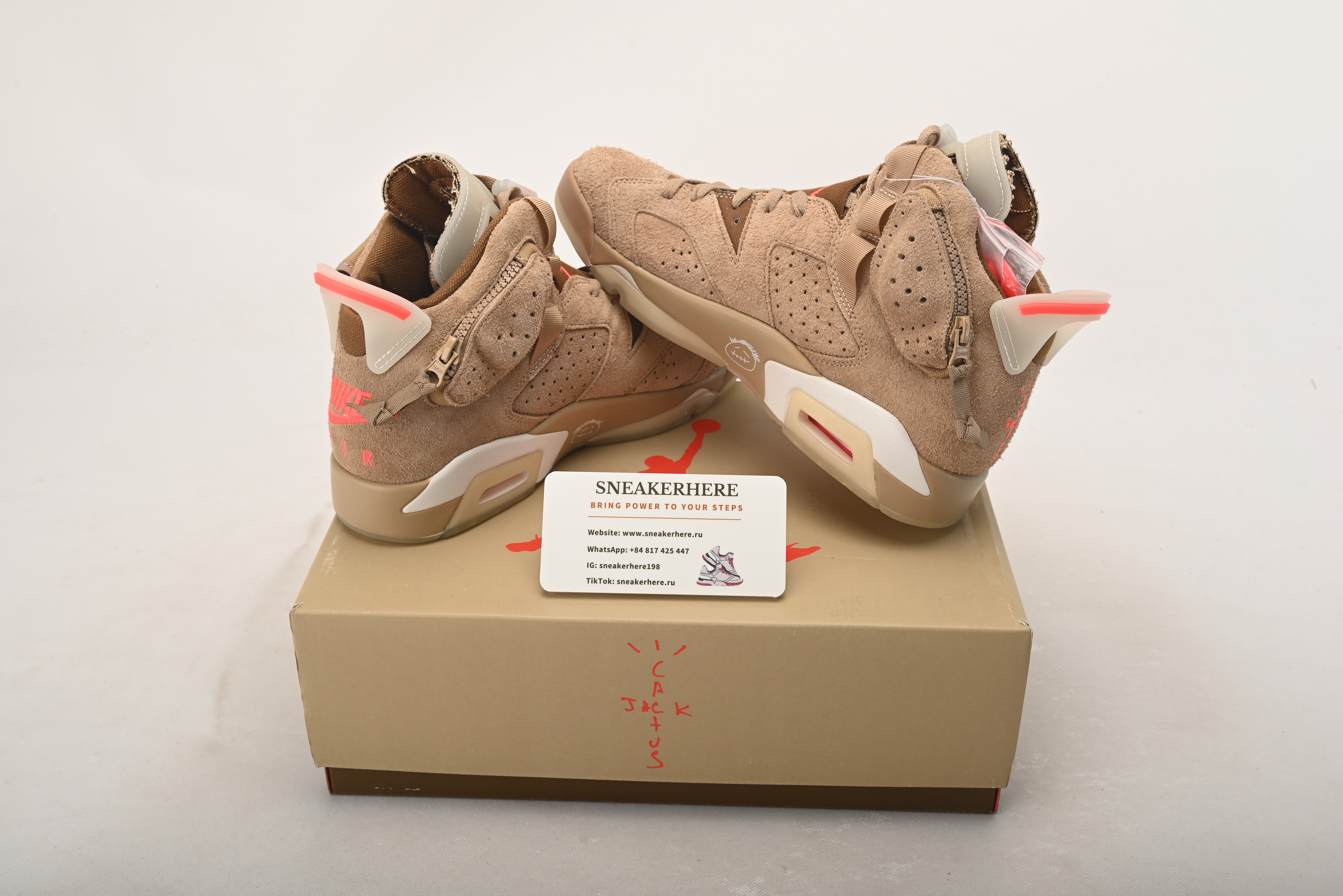 Air Jordan 6 Retro Travis Scott British Khaki DH0690-200