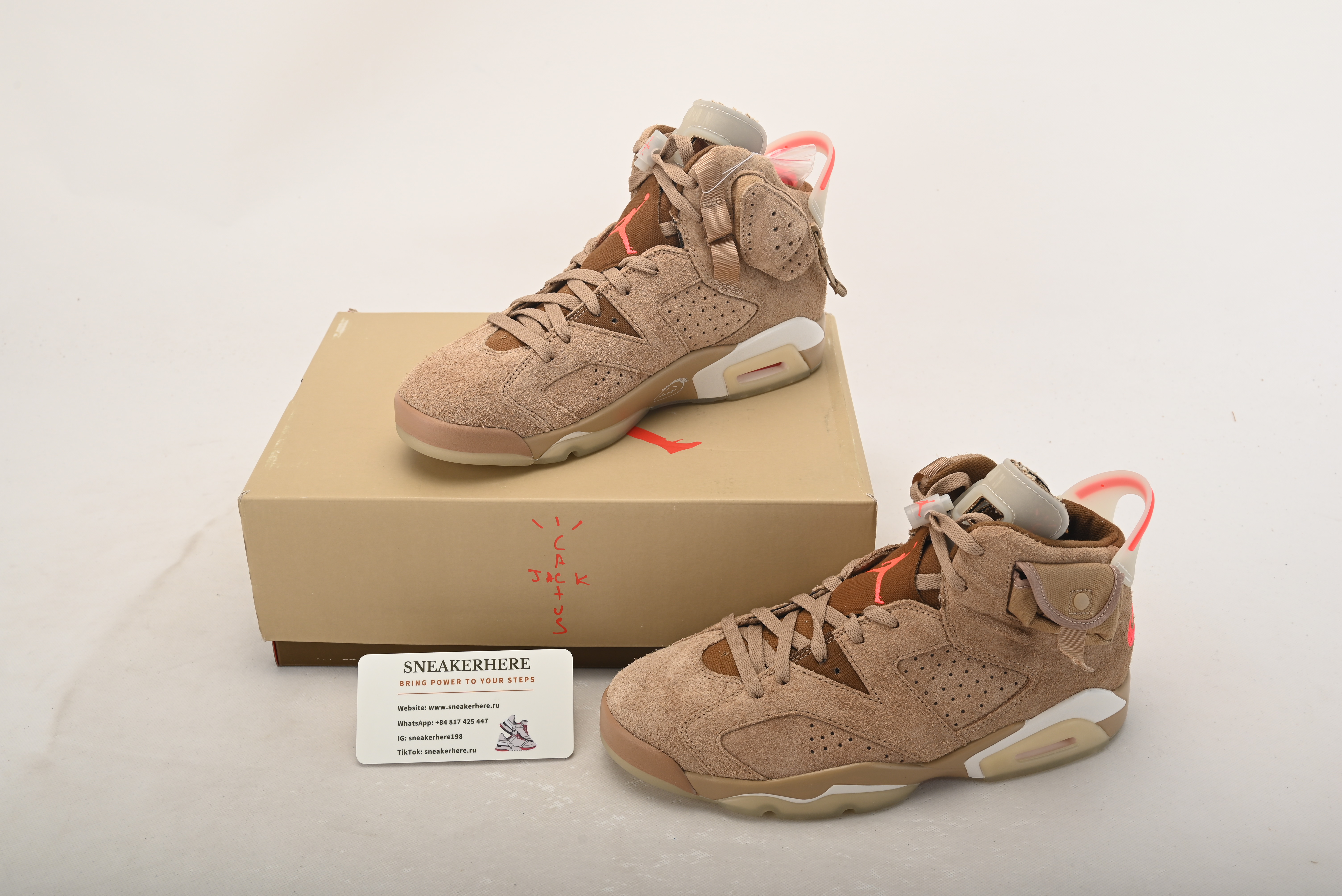 Air Jordan 6 Retro Travis Scott British Khaki DH0690-200