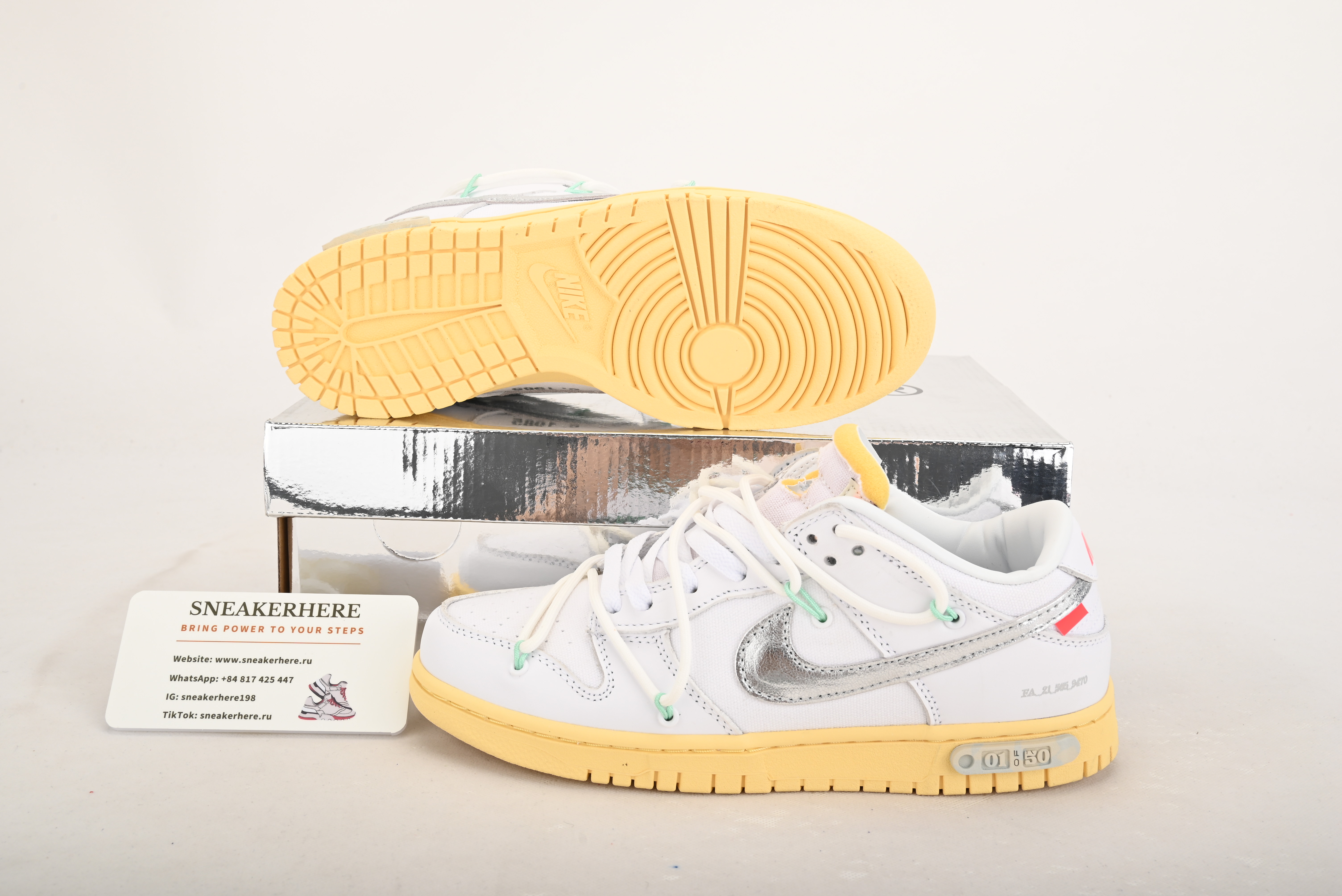 Nike Dunk Low Off-White Lot 1 DM1602-127