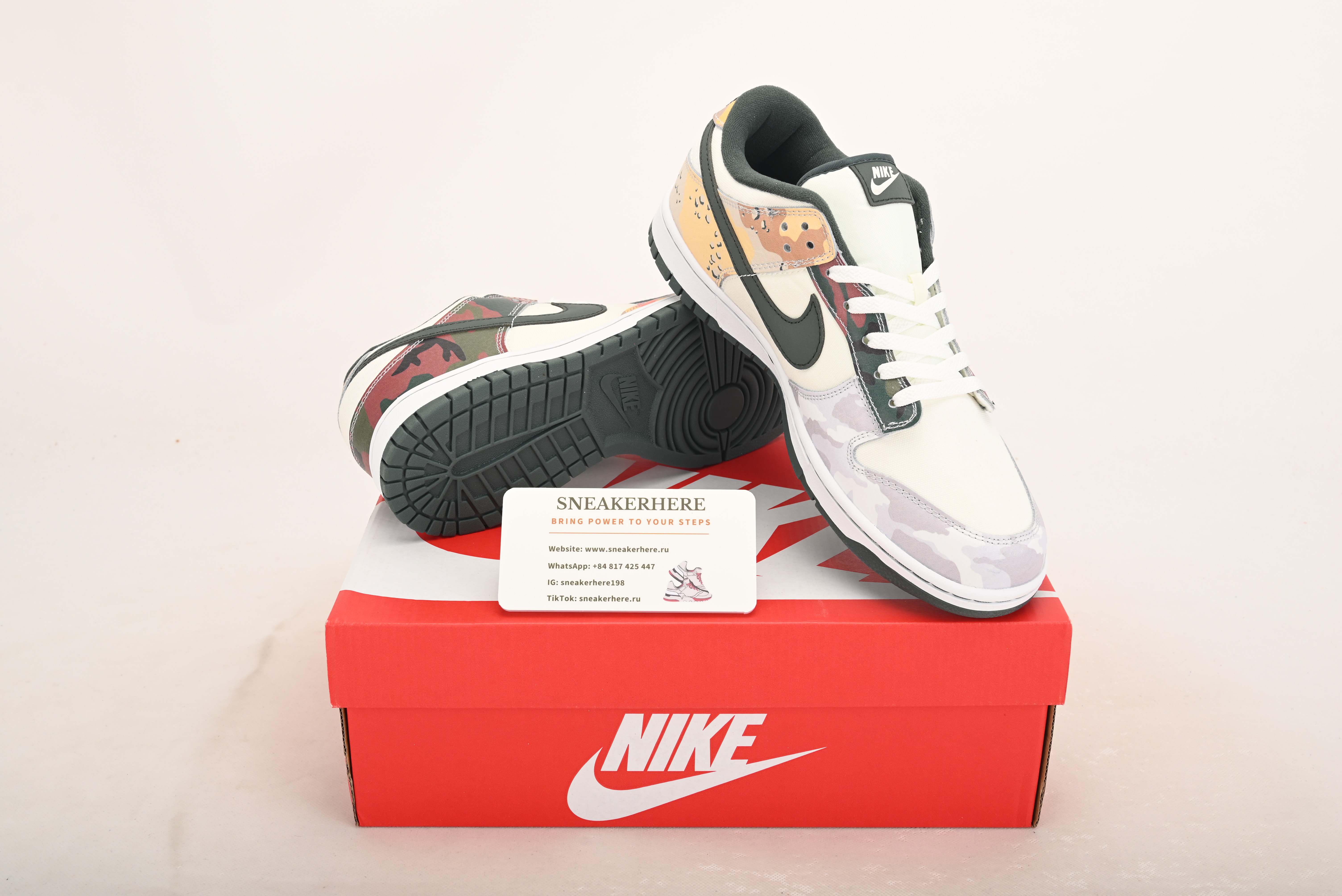 Nike Dunk Low Sail Multi-Camo DB1909-100