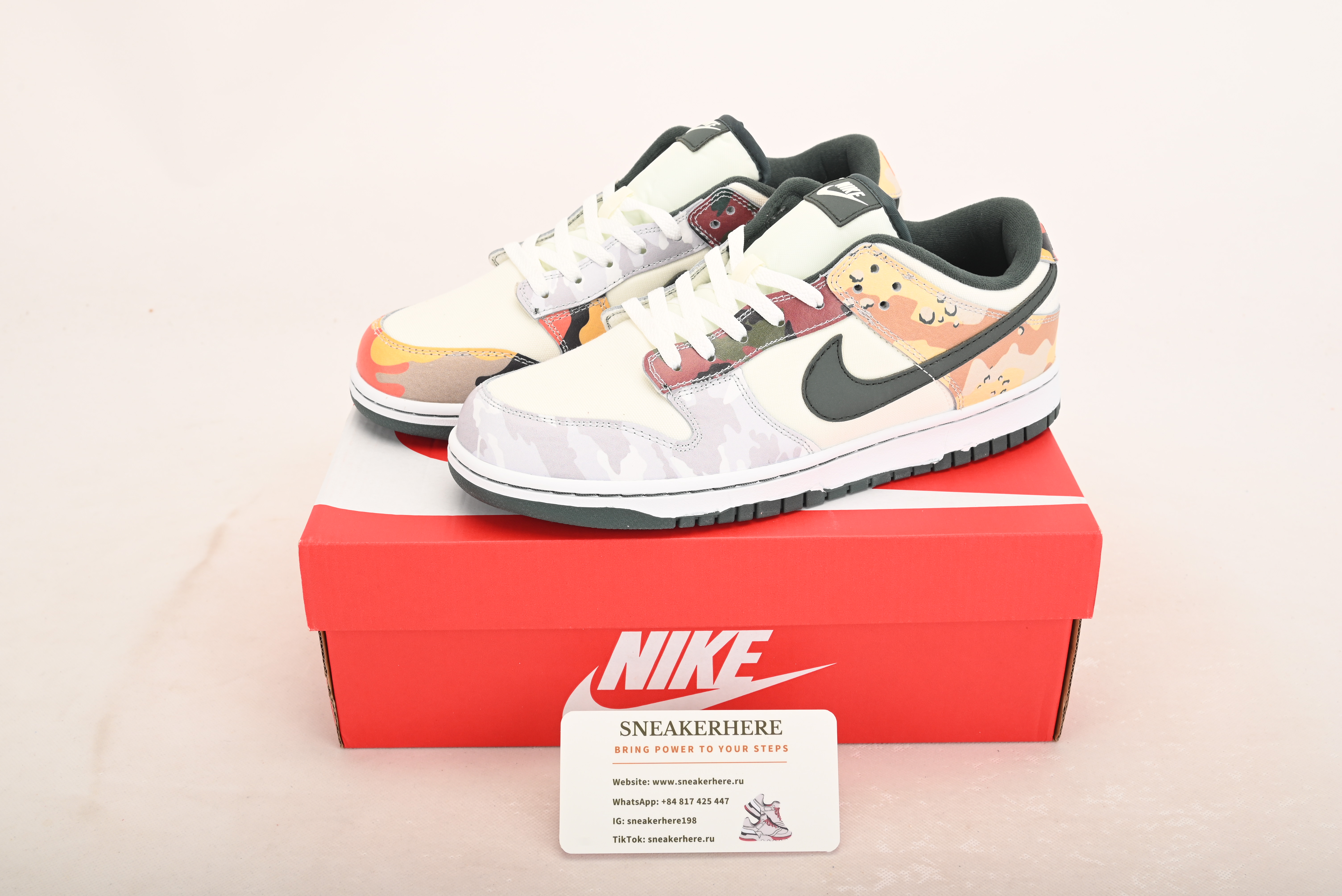 Nike Dunk Low Sail Multi-Camo DB1909-100