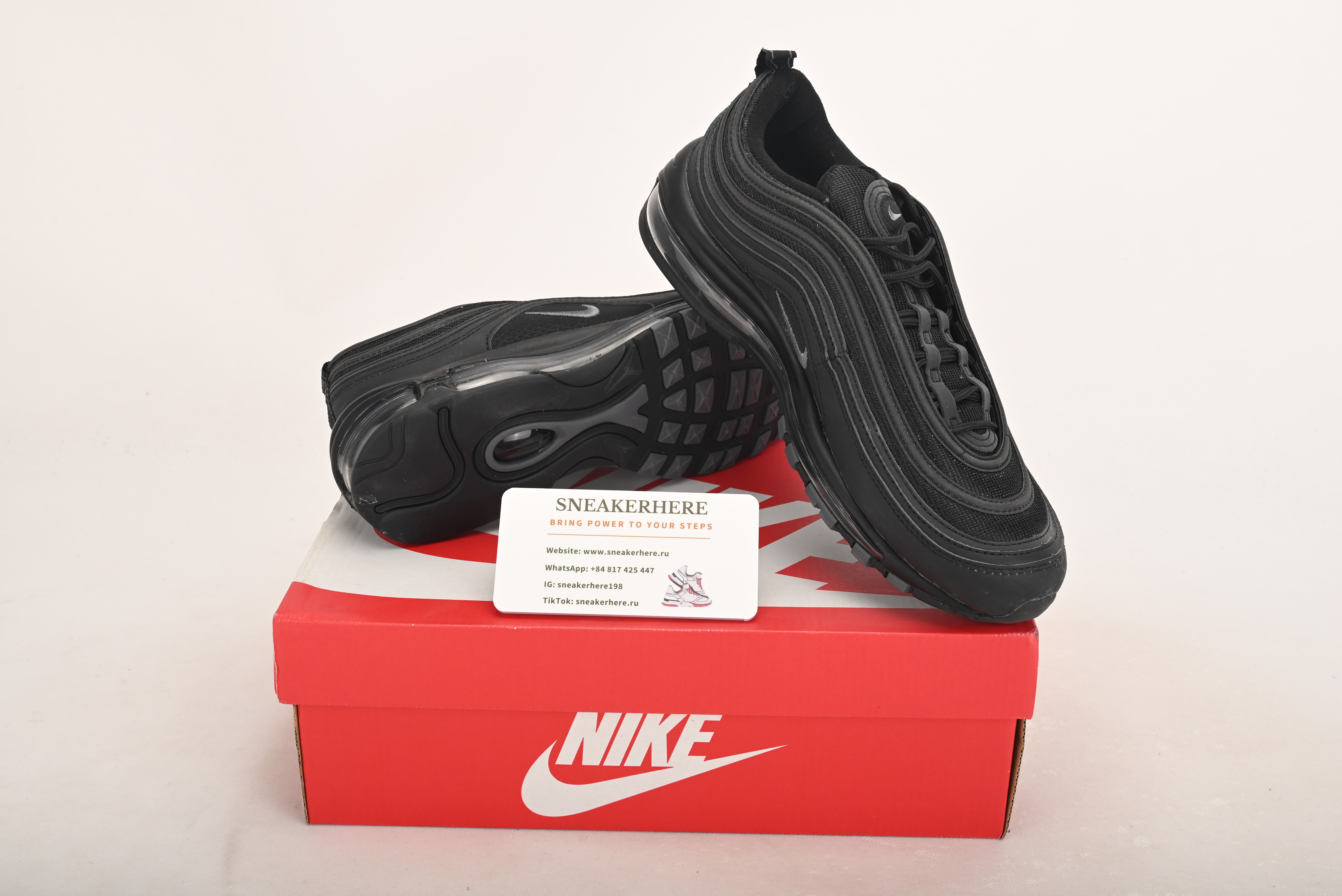 Nike Air Max 97 Black Dark Grey 921733-001