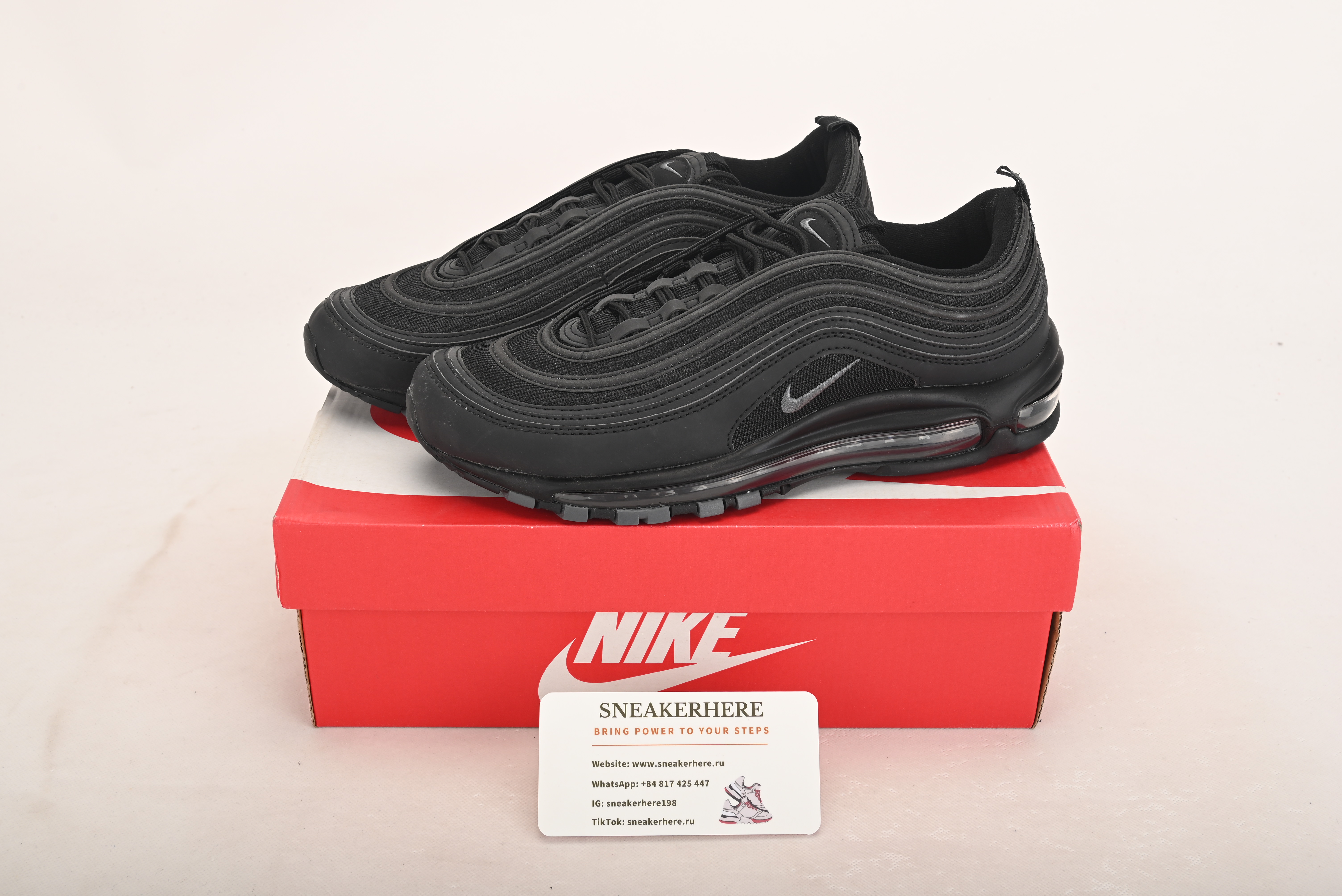 Nike Air Max 97 Black Dark Grey 921733-001