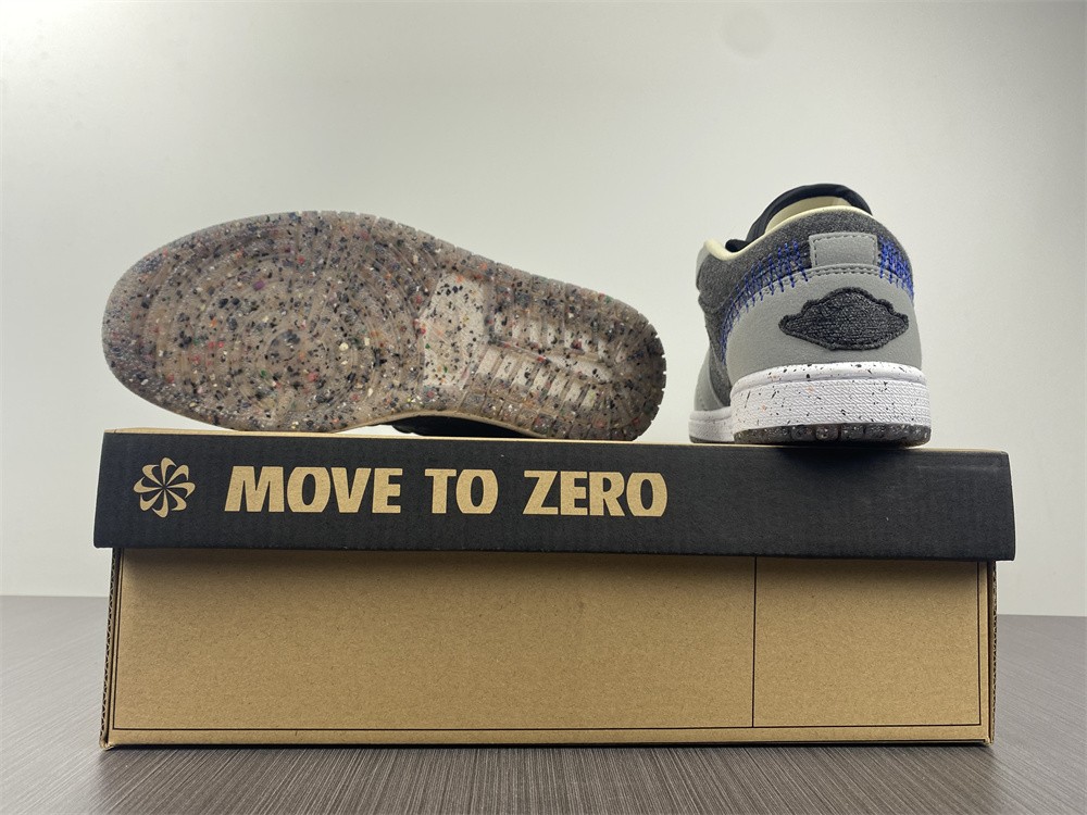 Air Jordan 1 Low Crater Black Grey DM4657-001