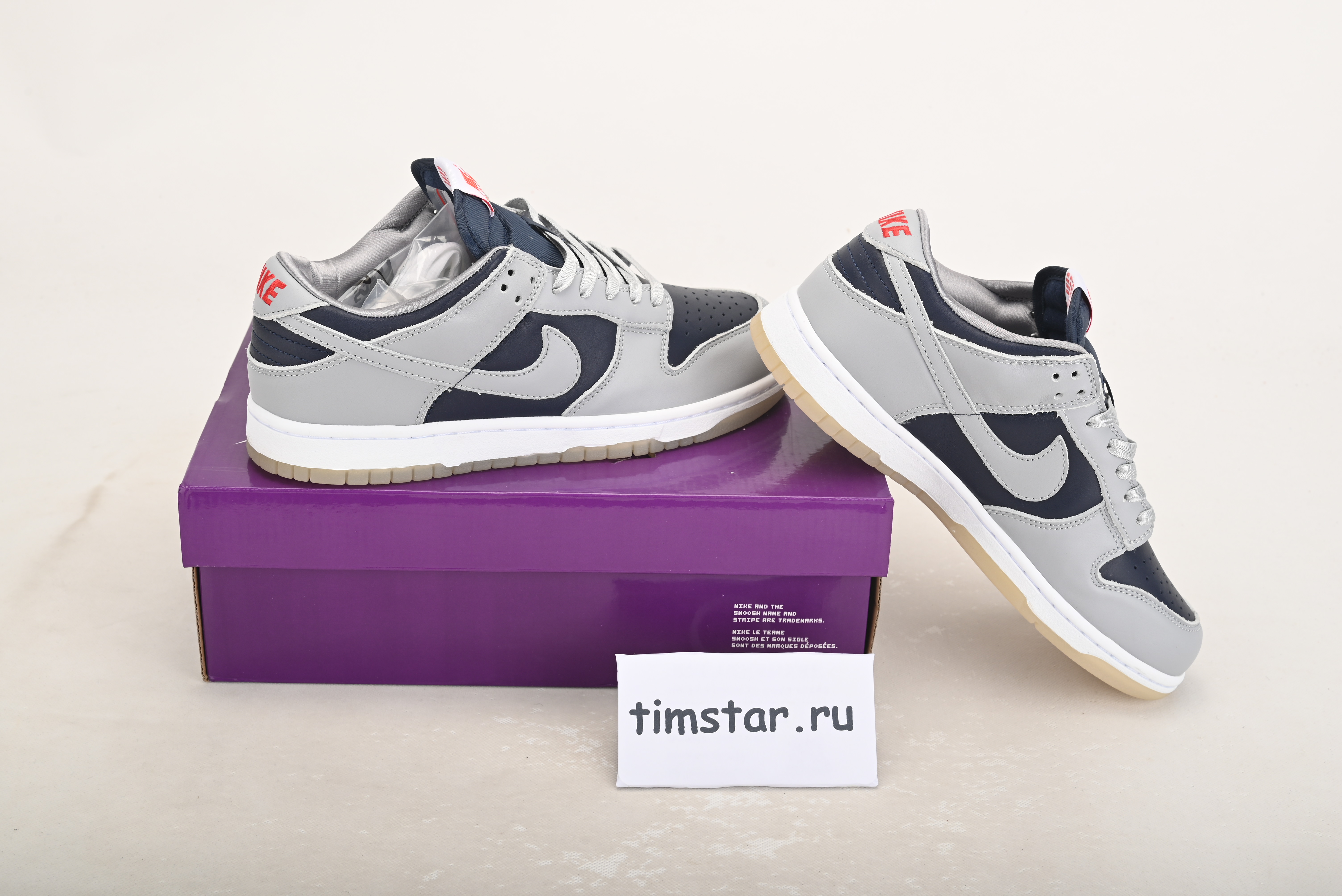 Nike Dunk Low College Navy Grey (W) DD1768-400