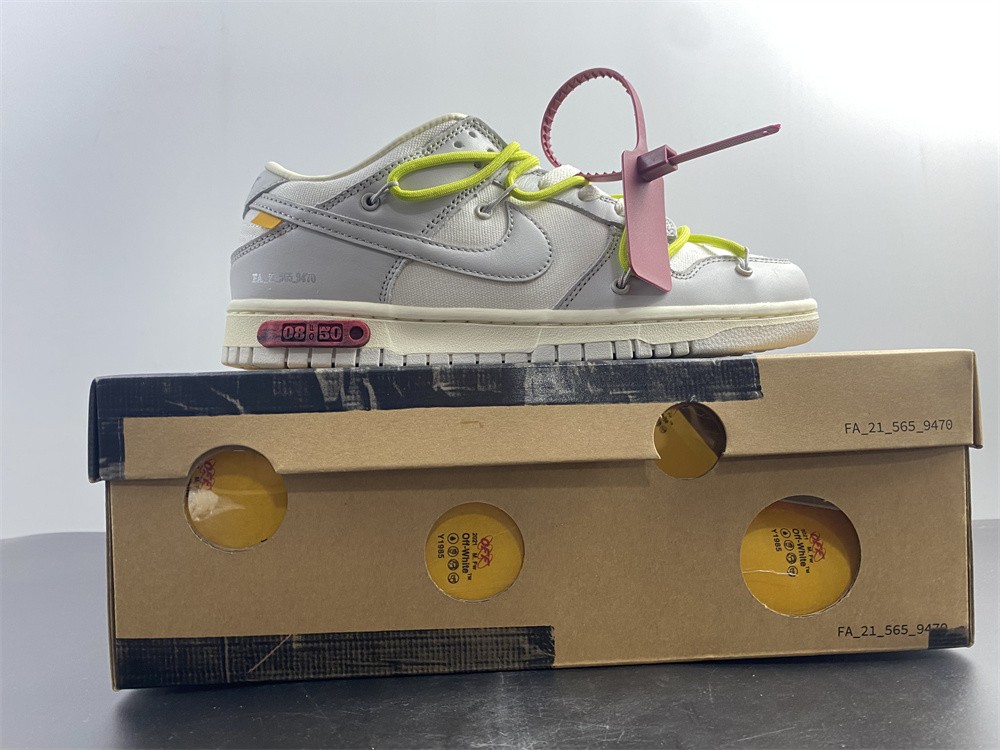 Nike Dunk Low Off-White Lot 8 DM1602-106