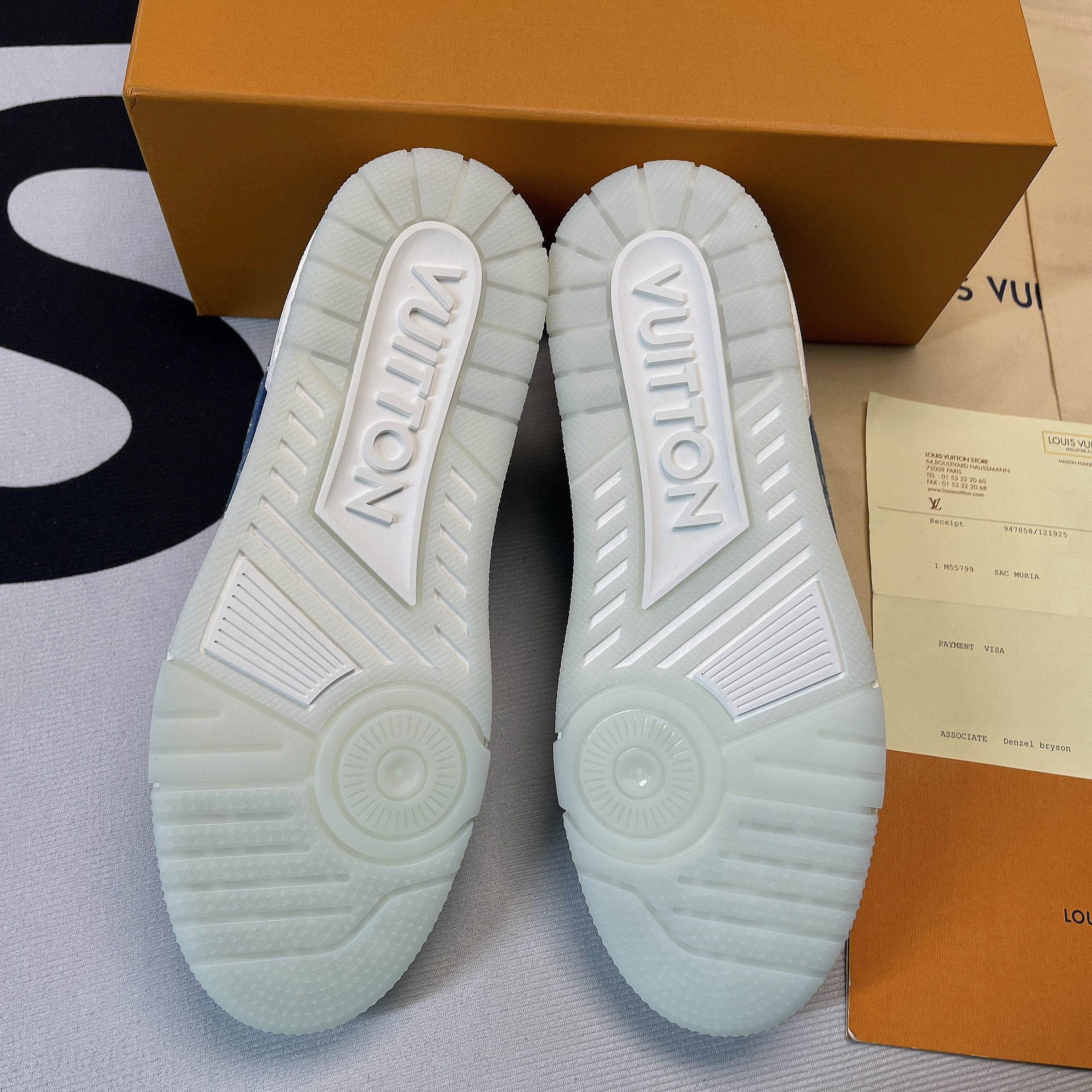 LsVttn Trainer Sneaker Blue 1A54H5