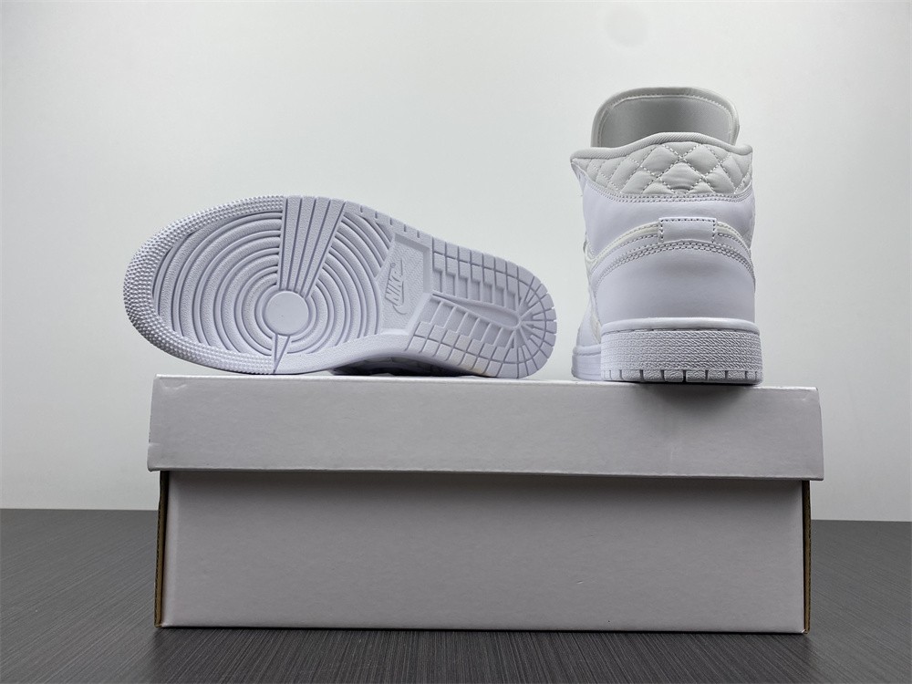Air Jordan 1 Mid Quilted White (W) DB6078-100
