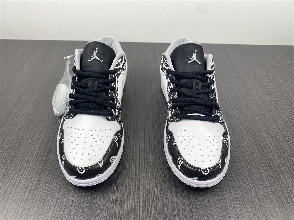 Air Jordan 1 Low White Black Gray 553558-040