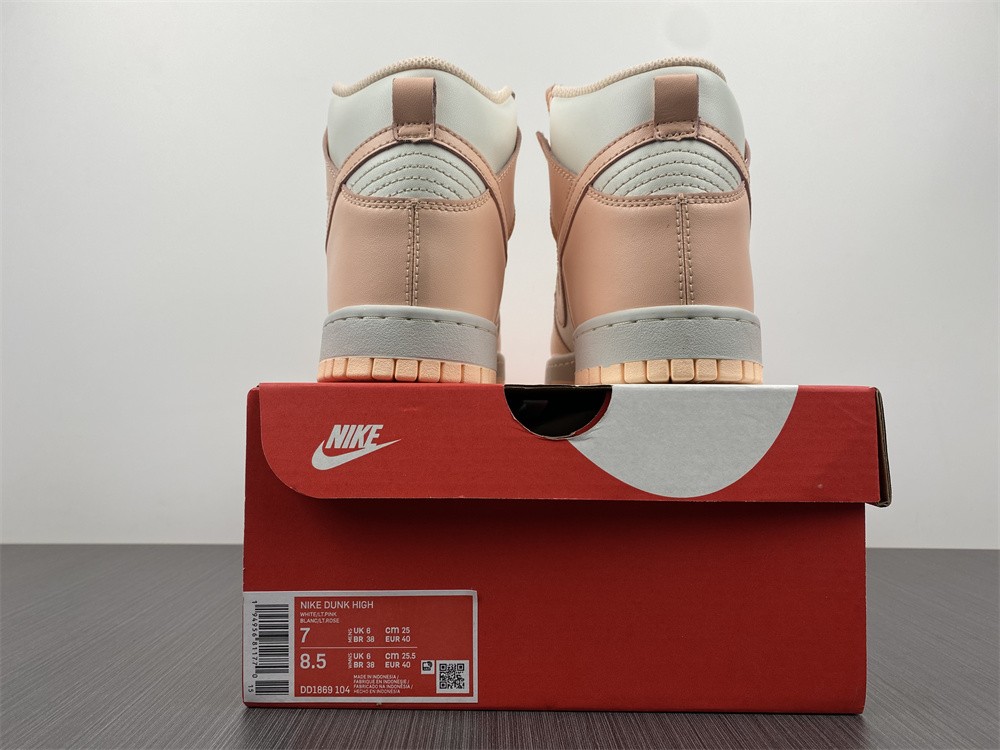 Nike Dunk High Sail Crimson Tint (W) DD1869-104